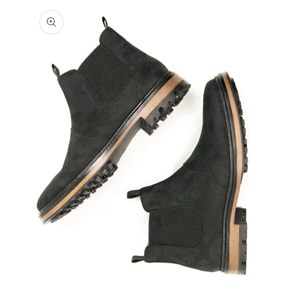 Wills Vegan Store Black Continental Chelsea Boots